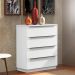Cômoda Madesa 4 Gavetas - Branco