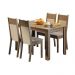 Conjunto Sala de Jantar Havana Madesa Mesa Tampo de Madeira com 4 Cadeiras
