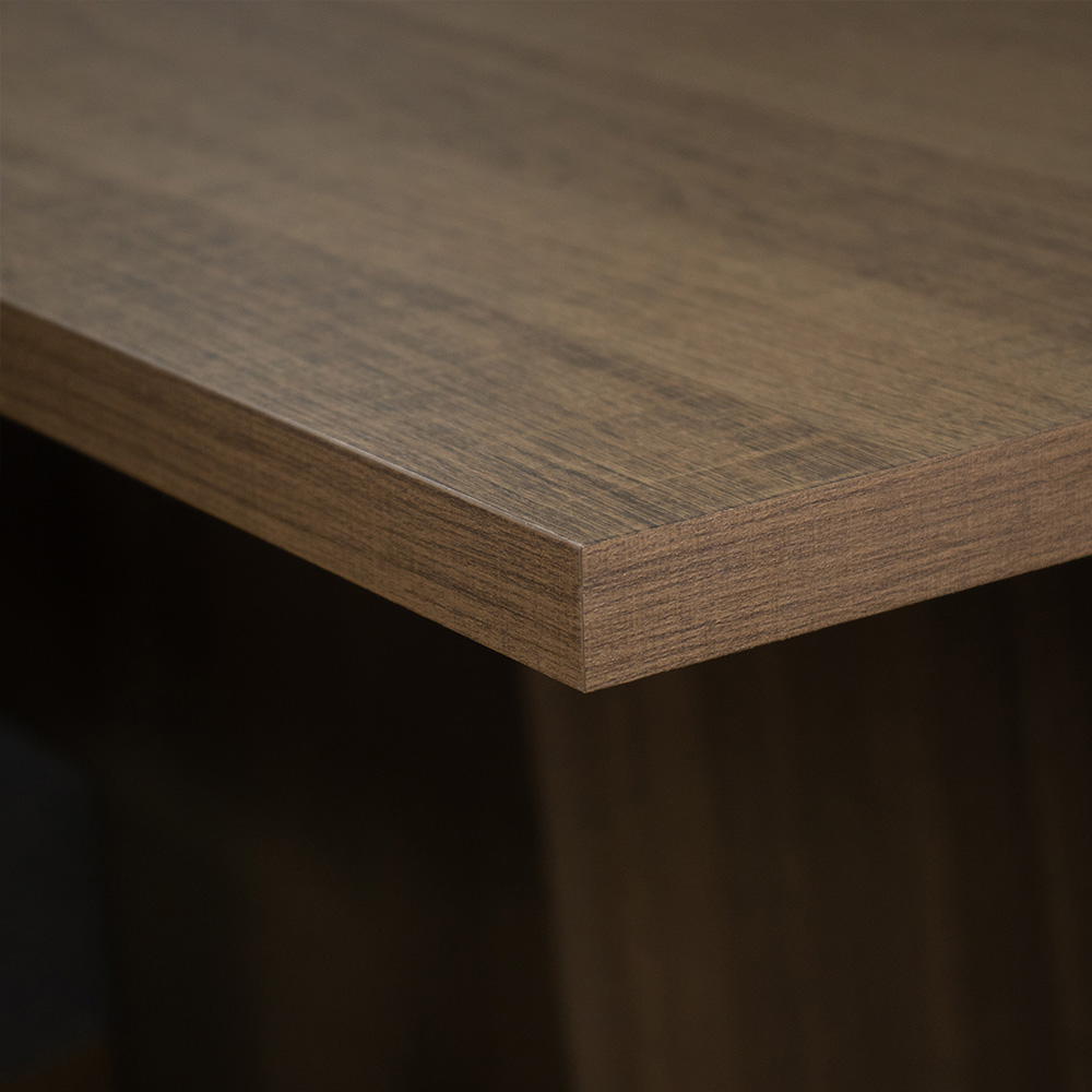 Conjunto Sala de Jantar Lexy Madesa Mesa Tampo de Madeira com 4 Cadeiras - Rustic/Pérola