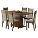 Conjunto Sala de Jantar Lousiana Madesa Mesa Tampo de Madeira com 6 Cadeiras