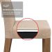 Conjunto Sala de Jantar Madesa Cecilie Mesa Tampo de Vidro com 4 Cadeiras Rustic/Crema/Imperial
