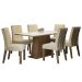 Conjunto Sala de Jantar Madesa Daniela Mesa Tampo de Madeira com 6 Cadeiras - Rustic/Branco/Imperial