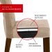 Conjunto Sala de Jantar Madesa Rafaela Mesa Tampo de Vidro com 6 Cadeiras - Rustic/Preto/Imperial