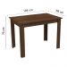 Conjunto Sala de Jantar Madesa Rute Mesa Tampo de Madeira com 4 Cadeiras - Rustic/Pérola