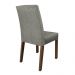 Conjunto Sala de Jantar Mesa Tampo de Madeira 6 Cadeiras Rustic/Cinza/Silver Hanna Madesa