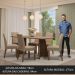 Conjunto Sala de Jantar Mesa Tampo de Madeira 6 Cadeiras Rustic/Crema/Imperial Simone Madesa
