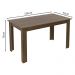 Conjunto Sala de Jantar Mesa Tampo de Madeira 6 Cadeiras Rustic/Preto Bahamas Madesa