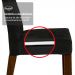 Conjunto Sala de Jantar Mesa Tampo de Madeira 6 Cadeiras Rustic/Preto/Oxford Allegro Madesa