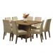Conjunto Sala de Jantar Mesa Tampo de Madeira 8 Cadeiras Rustic/Imperial Doris Madesa