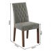 Conjunto Sala de Jantar Mesa Tampo de Madeira 8 Cadeiras Rustic/Silver Leila Madesa