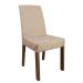 Conjunto Sala de Jantar Mesa Tampo de Vidro 4 Cadeiras Rustic/Crema/Imperial Avril Madesa