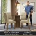Conjunto Sala de Jantar Mesa Tampo de Vidro 4 Cadeiras Rustic/Imperial Ivy Madesa