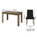 Conjunto Sala de Jantar Mesa Tampo de Vidro 4 Cadeiras Rustic/Oxford Celina Madesa