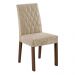 Conjunto Sala de Jantar Mesa Tampo de Vidro 6 Cadeiras Rustic/Branco/Imperial Stéfani Madesa