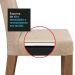 Conjunto Sala de Jantar Mesa Tampo de Vidro 6 Cadeiras Rustic/Preto/Imperial Alexis Madesa
