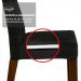 Conjunto Sala de Jantar Mesa Tampo de Vidro 6 Cadeiras Rustic/Preto/Oxford Marissa Madesa