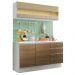 Cozinha Compacta 100% MDF Madesa Smart 120 cm Modulada Com Balcão e Tampo