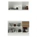 Cozinha Compacta 100% MDF Madesa Smart 120 cm Modulada Com Balcão e Tampo