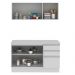 Cozinha Compacta 100% MDF Madesa Smart 120 cm Modulada Com Balcão e Tampo