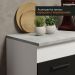 Cozinha Compacta Madesa Agata 150001 com Armário e Balcão (Com Tampo) - Branco/Preto