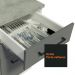 Cozinha Compacta Madesa Agata 280002 com Armário e Balcão - Branco/Cinza