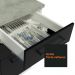 Cozinha Compacta Madesa Agata 280002 com Armário e Balcão - Branco/Preto
