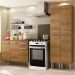Cozinha Compacta Madesa Emilly Front com Balcão e Paneleiro