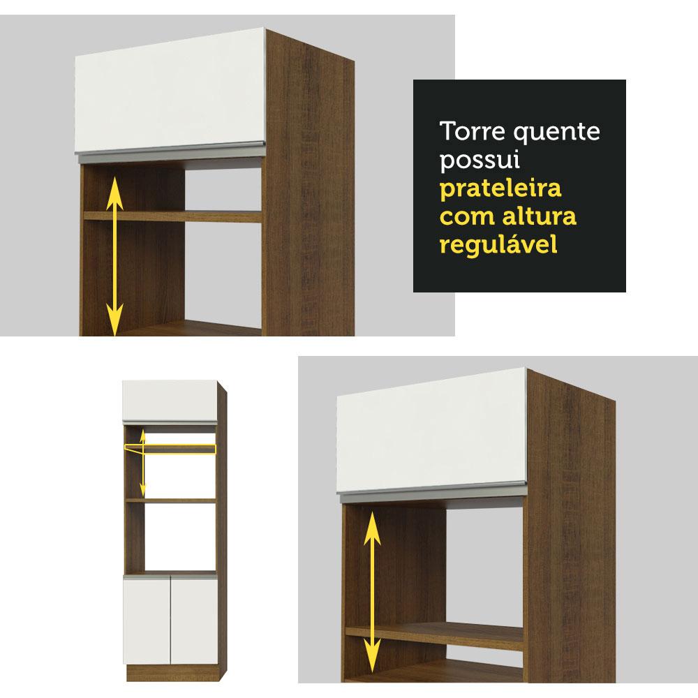 Cozinha Compacta Madesa Helen 6 Portas 2 Gavetas (Sem Tampo e Pia)