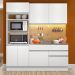 Cozinha Compacta Madesa Lívia 6 Portas 2 Gavetas (Sem Tampo e Pia) - Branco