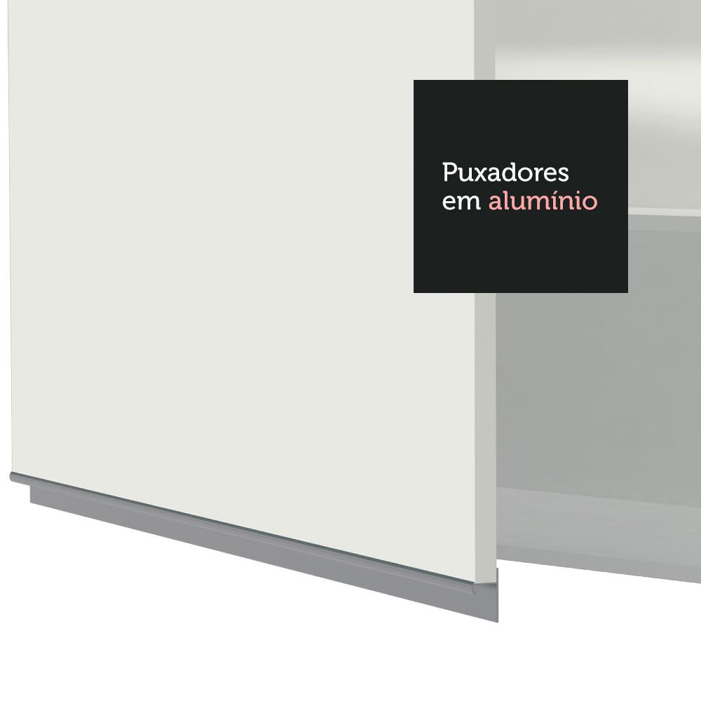 Cozinha Compacta Madesa Lívia 6 Portas 2 Gavetas (Sem Tampo e Pia) - Branco