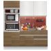 Cozinha Compacta Madesa Lívia 6 Portas 2 Gavetas (Sem Tampo e Pia) - Branco/Rustic/Branco