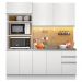 Cozinha Compacta Madesa Laura 7 Portas 3 Gavetas (Sem Tampo e Pia) - Branco
