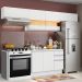Cozinha Compacta Madesa Marina Com Armário e Balcão (Sem Tampo e Pia) - Branco