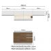 Cozinha Compacta Madesa Marina Com Armário e Balcão (Sem Tampo e Pia) - Branco/Rustic/Branco