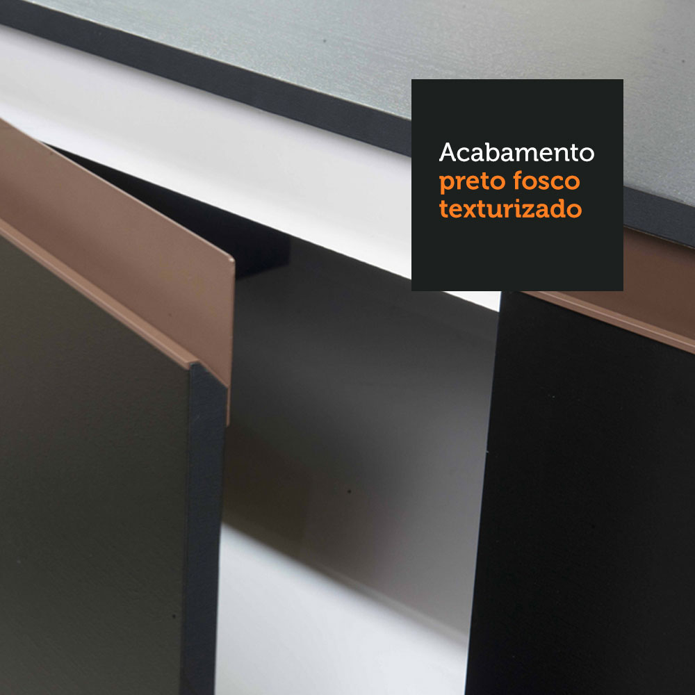 Cozinha Compacta Madesa Reims com Balcão - 5 Portas 3 Gavetas