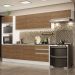 Cozinha Completa 100% MDF Madesa Acordes 330006 com Armário e Balcão - Branco/Rustic