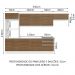 Cozinha Completa 100% MDF Madesa Acordes 330006 com Armário e Balcão - Branco/Rustic