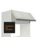Cozinha Completa 100% MDF Madesa Smart 300 cm Modulada Com Armário, Balcão e Tampo - Frentes Branco Brilho