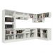 Cozinha Completa 100% MDF Madesa Smart Modulada de Canto