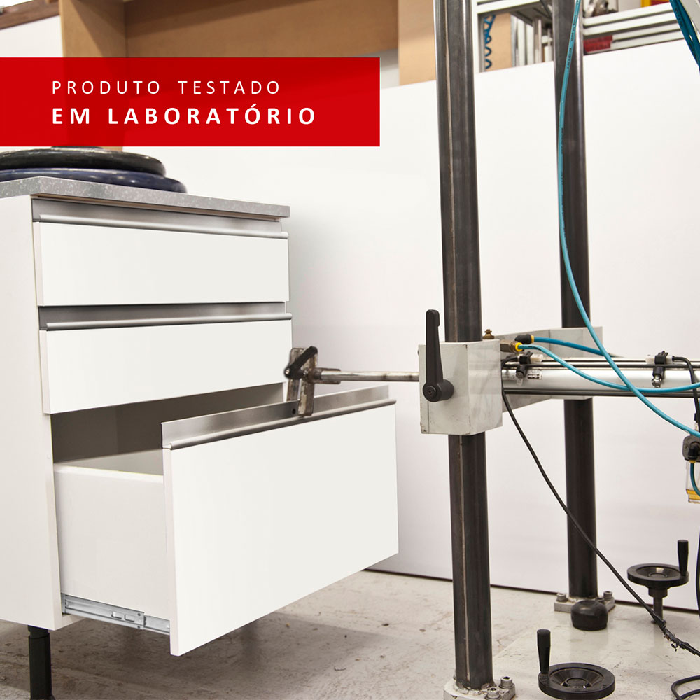 Cozinha Completa 100% MDF Madesa Smart Modulada de Canto