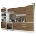 Cozinha Completa Madesa 100% MDF Acordes 2 gavetas 11 Portas (Sem Tampo e Pia)
