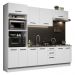 Cozinha Completa Madesa Agata 270001 com Armário e Balcão (Sem Tampo e Pia) - Branco