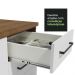 Cozinha Completa Madesa Agata 270001 com Armário e Balcão (Sem Tampo e Pia) - Rustic/Branco