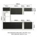 Cozinha Completa Madesa Agata 290001 com Armário e Balcão (Sem Tampo e Pia) - Branco/Preto