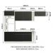 Cozinha Completa Madesa Agata 290002 com Armário e Balcão (Sem Tampo e Pia) - Branco/Preto