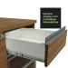 Cozinha Completa Madesa Glamy 260001 com Armário e Balcão (Sem Tampo e Pia) - Rustic/Crema