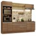 Cozinha Completa Madesa Glamy 270010 com Armário e Balcão (Sem Tampo e Pia) - Rustic