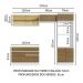 Cozinha Completa Madesa Glamy 270012 com Armário e Balcão (Sem Tampo e Pia) - Branco/Rustic