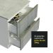 Cozinha Completa Madesa Lux 260005 com Armário e Balcão - Branco/Cinza