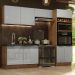 Cozinha Completa Madesa Lux 270001 com Armário e Balcão - Rustic/Cinza